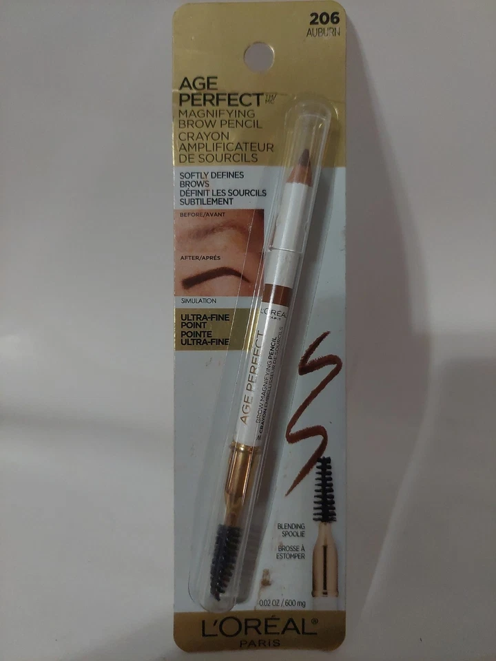 L'Oreal Paris Age Perfect Brow Magnifying Pencil #206 Auburn Softly Define - Image 2 of 2
