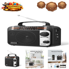 Kurzwellenradio Tragbares UKW AM SW1 SW2 Radio mit 1800