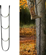 3-Step Climbing Stick Aider Heavy Duty Climbing Aider Hunting Saddle Platform