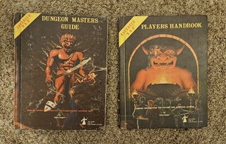 D&D Dungeon Masters 1979 Guida e Manuale Giocatori Vintage 1E Dungeons & Dragons
