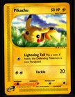 Pikachu 124/165 Expedition Common WOTC Vintage NM TCG Pokemon Pikachu 0425#240