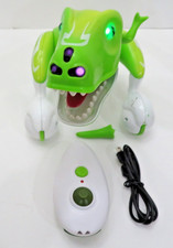 Zoomer Dino Boomer Green Interactive T-rex Dinosaur remote charging cable B Tail