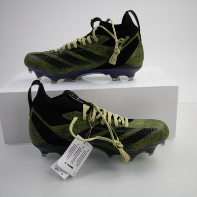 #ad #ad Miami Hurricanes adidas adizero Football Cleat Men#x27;s Green Camouflage New $149.99