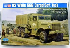 Model Assembly Kit War Tanks Tank US White 666 Cargo hobby boss