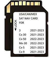 Navigation Memory Card GPS Map Compatible with Maz da Black-MZD2123