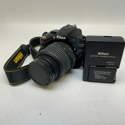 Nikon D5100 16.2 MP Digital SLR DSLR Camera Black 