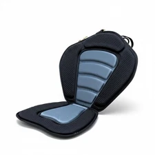 Deluxe Padded Kayak Seat with Adjustable Backrest - Universal Fit for Canoe, Fis