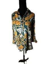 H&M Multi Color Button Up Shirt Women's