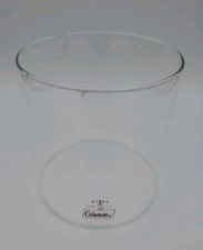 Vintage Original 1959-61 Coleman Pyrex Arched Red Letter Lantern Globe Model 220