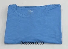 Soybu Men's One-Piece 4-Way Stretch Moisture Wicking Active Tee, Blue, Size XXL