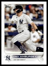 2022 Topps Trey Amburgey Rookie New York Yankees #263