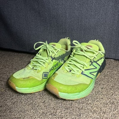 New Balance Fresh Foam X Hierro V7 GTX Shoes Mens Size 10.5 Green Trail Running