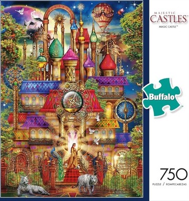  NEW & RARE Buffalo Games Majestic Castles ''MAGIC CASTLE'' 750Pc Jigsaw Puzzle