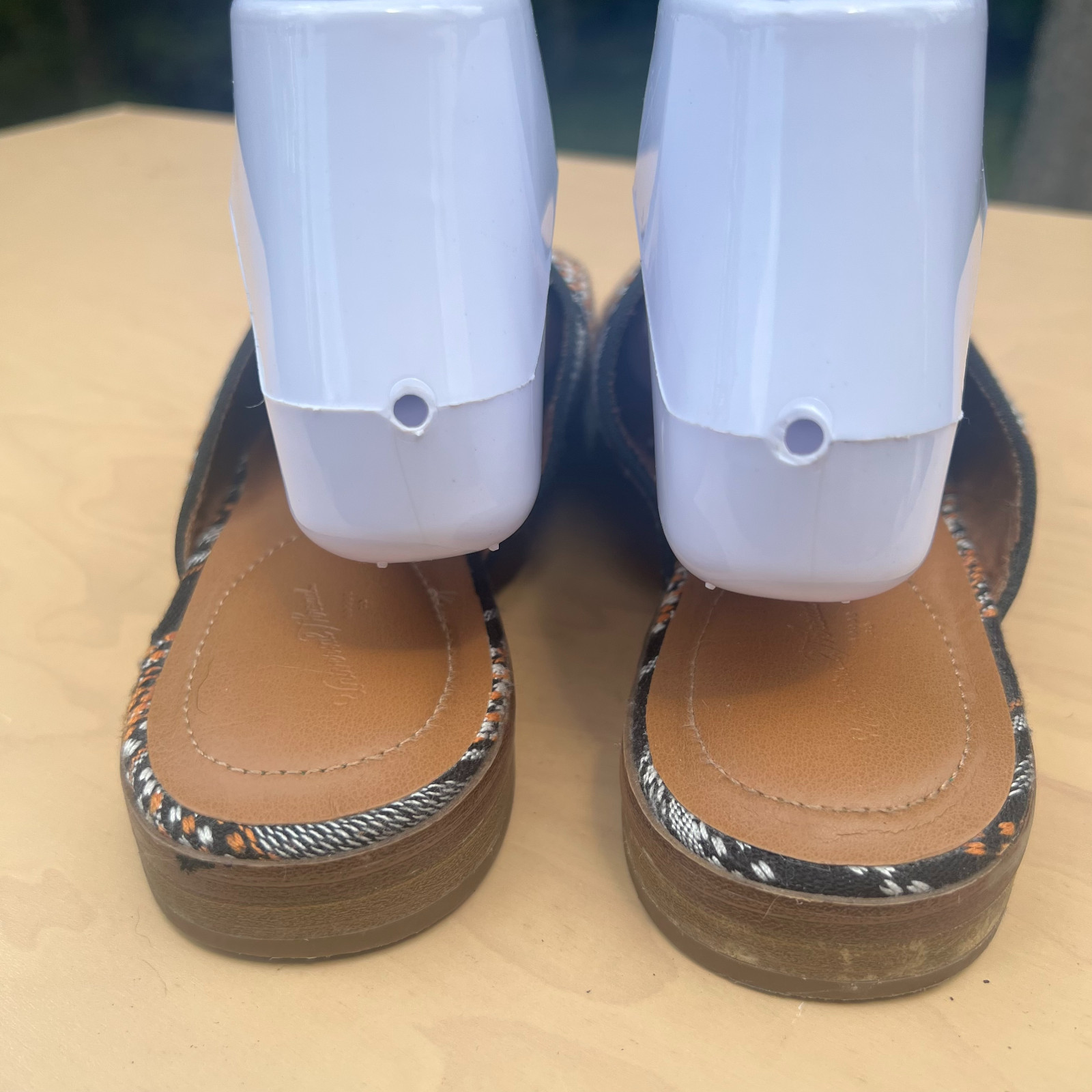 Universal Thread Multicolor Striped Print Slip On… - image 6