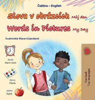 Kidkiddos Books | Words In Pictures - My Day (Czech English Bilingual...