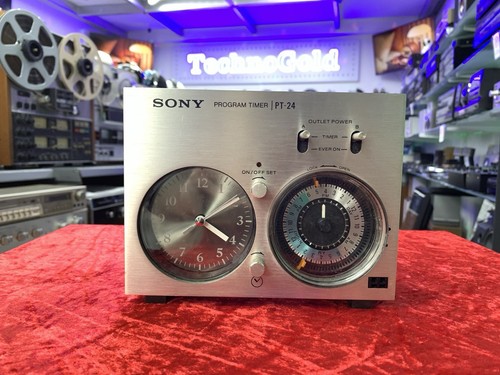 Sony PT 24 Audio Programmer Timer Display Vintage 1970 Work 220 Limn Good Look - Bild 6 von 13