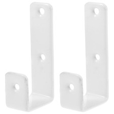 PRETYZOOM Set Di 2 Ganci Per Scaletta Letto a Castello in Ferro Rivestiti in Pvc