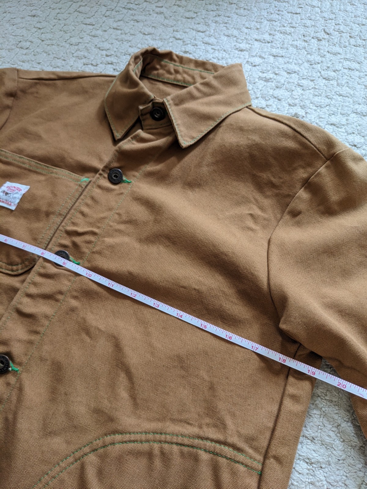 NOS Pointer Brand Chore Work Shop Jacket Made USA… - image 8