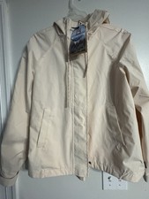 NWT Avalanche Women s Light Pink Hooded Water Resistant Windbreaker Jacket M