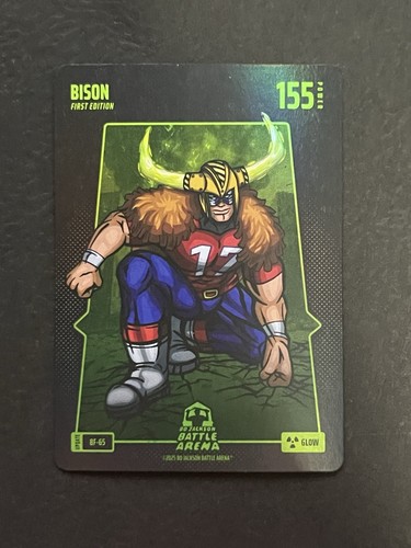 2025 Bo Jackson Battle Arena Update #BF-65 `BISON` Josh Allen Glow Battlefoil SP