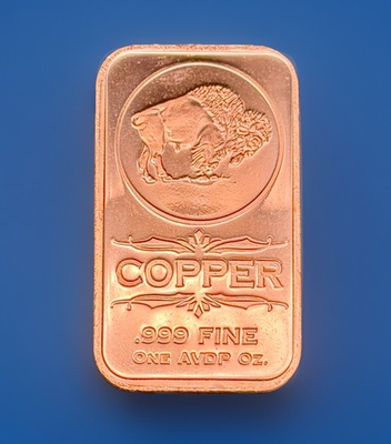 #ad Free Shipping 1oz Buffalo Copper Bar 1oz .999 Copper Up To 25% Off $5.99