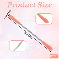6 Pieces Facial Hair Remover Spring Eyebrow Face Epilator Coil Portable Hair ...