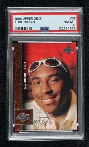 1996-97 Upper Deck Kobe Bryant #58 PSA 8 Rookie RC HOF