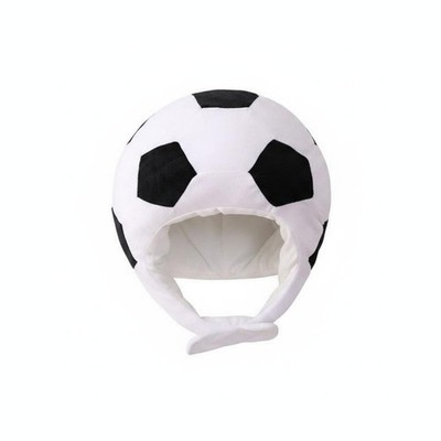 Fuzzy Fútbol Hat Funny Shape Futbol Costume Hood Long-Lasting for Photo