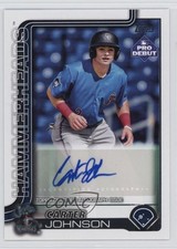 2025 Topps Pro Debut Auto Carter Johnson #PD-187 Auto pe8