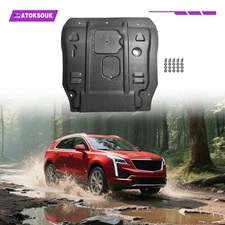 Engine Splash Shield For Cadillac XT5 2017-2019 Heavy Skid Plate W/Service Hole