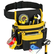 Tool BeltMagnetic Tool Pouch14-Pockets Tool Belts for MenDetachable & Adjusta...