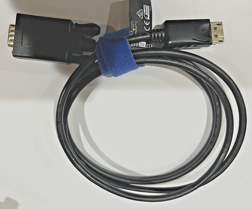 StarTech DisplayPort to HD VGA 25pin SubD Cable Adapter 6ft/1.8m DP2VGAMM6B