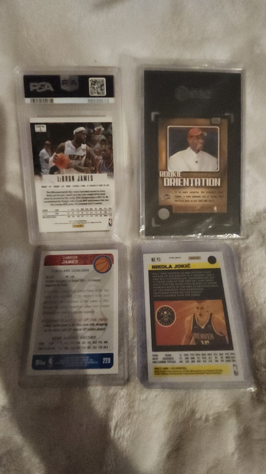 Card Lot...(14cards) LeBron Jordan Curry PSA Auto 2021 Rookie-Shaq-Marino-Mays view 4