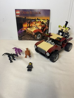 LEGO Dino Attack: Fire Hammer Vs. Lizards 7475 100% Complete NO STICKERS w/inst