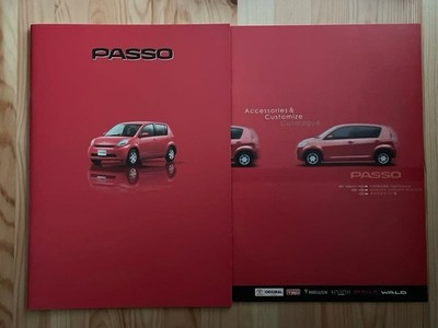 Toyota PASSO 2006 Accessories & Customization Catalog Set with Price List