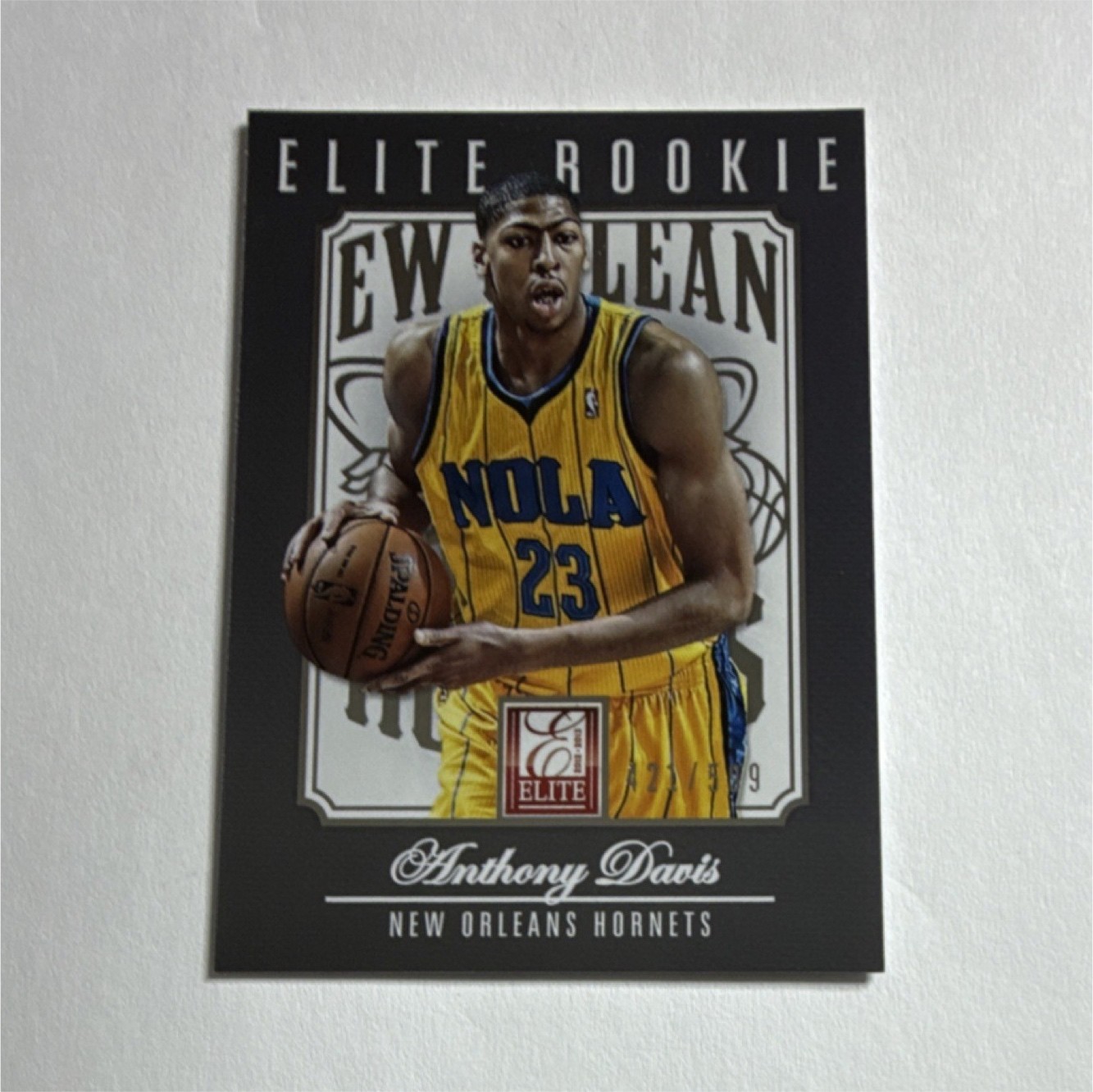 Anthony Davis Panini Elite 2012-13 Rookie Card #252 New Orleans Hornets NBA /599