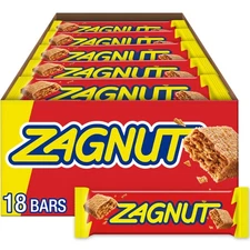 ZAGNUT Crunchy Peanut Butter with Toasted Coconut Candy Bars, 1.51 oz (18 Count)