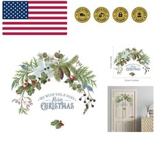 Christmas Decal Stickers Wall Decals for New Happy Christmas Christmas Tree ...