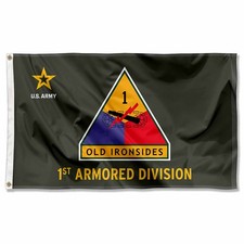 US Army 1st Armored Division Flag Large 3x5