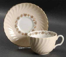 Minton Vineyard Buff Cup & Saucer 335436