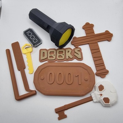 Roblox Doors Bundle - Torch, Crucifix, Door Sign,Skeleton Key, Key