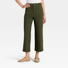 Women's High-Rise Cropped Pants - A New Day