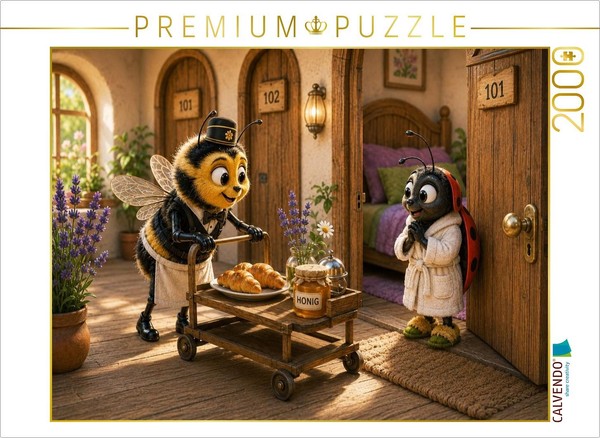 Calvendo Puzzle Zimmerservice | 2000 Teile Lege-GrößE 90X67Cm Foto-Puzzle FüR Gl-image