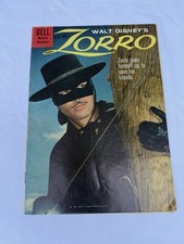 Walt Disney's Zorro 10 Dell Comics 1960 Guy Williams Photo Cover