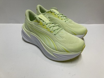 PUMA Women's Maxima Pro Running Shoes, Lux Lime PUMA White Apple Size 6.5