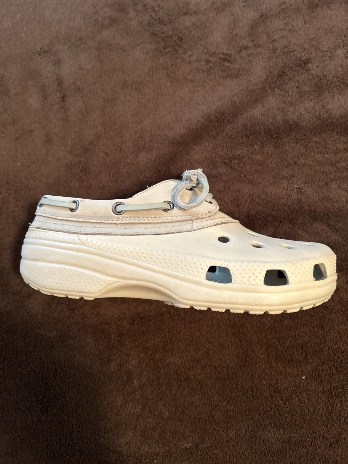 Crocs Pit Crew Islander Deck Boat Shoes , Gray Mens 5… - Gem