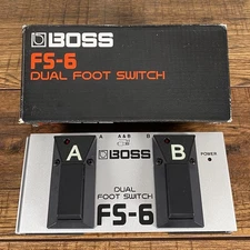 Boss FS-6 Dual Foot Switch Controller Guitar Bass Keyboard Effect Pedal Used