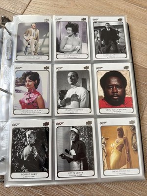 James Bond Villains & Henchmen 2021 Upper Deck Complete 100 Card BASE Set