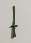 Vtg 1990 TMNT Leo The Sewer Samurai Green Sword Accessory - Turtles Weapon Part