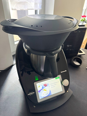 TOP! Vorwerk Thermomix TM 6 Black Edition Touchscreen Edelstahl-Mixtopf Varoma